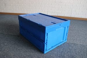 plastic folding crate