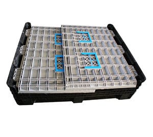 plastic pallet boxes with lids