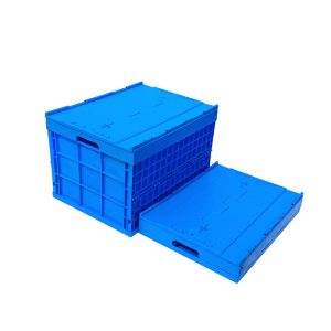 stackable BOX FOLDING BOX * Professional Folding Container 60x40x32 Foldable Plastic Box 